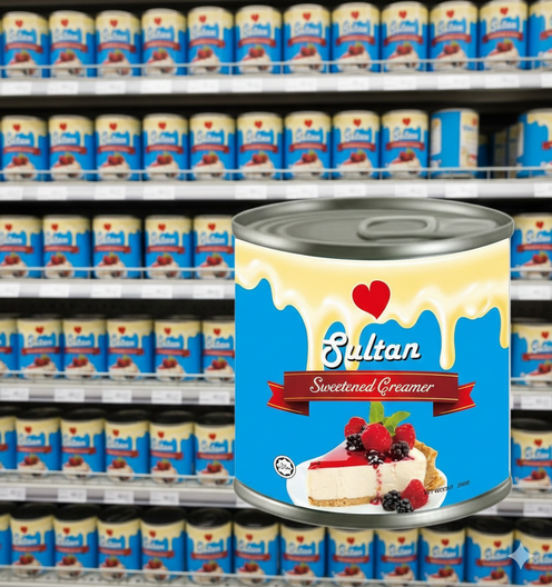 حليب السلطان المكثف المُحلّى